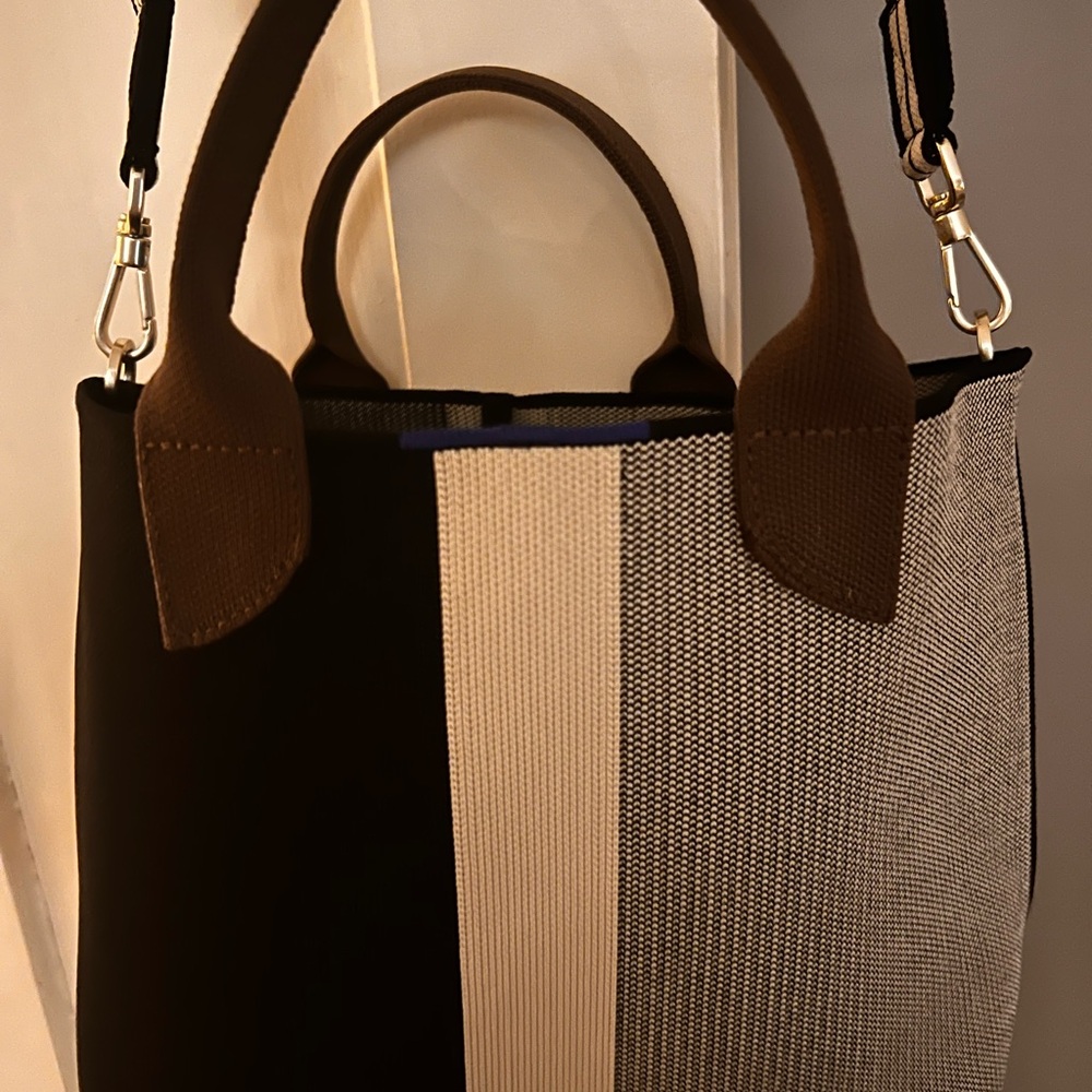 Elegant Black and Brown Women's Tote Bag